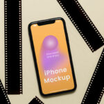 iPhone Screen Scene Mockup