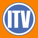 ITV Moldova Blue Circle Logo