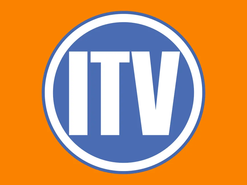 ITV Moldova Blue Circle Logo
