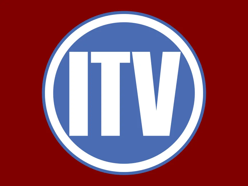 ITV Moldova Blue Circle Logo