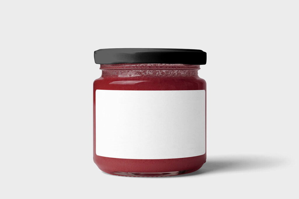 Jam Jar Label Mockup