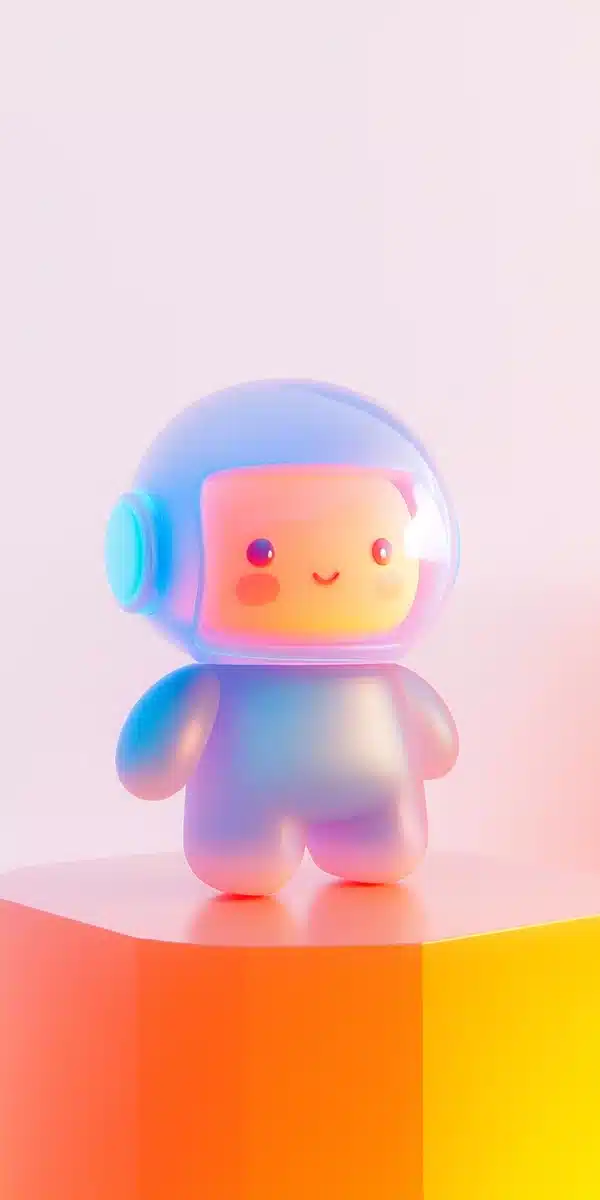 Kawaii Toy on Pedestal