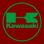 Kawasaki 1967 Years Green in Circle Logo