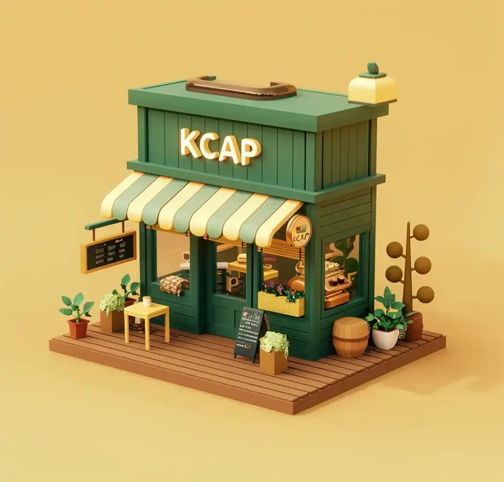 KCAP Coffee Shop Miniatures