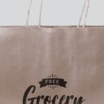 Kraft Paper Bag Mockup In Two Different Angles