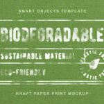 Kraft Paper Print Mockup