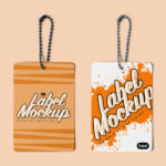 Label with Chain Mockups