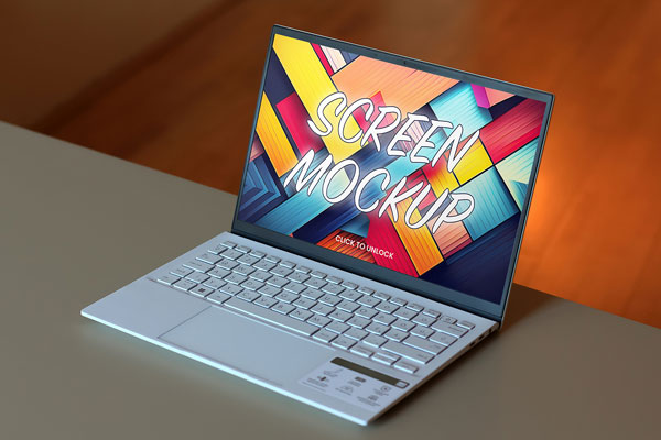 Laptop Device Display Mockup