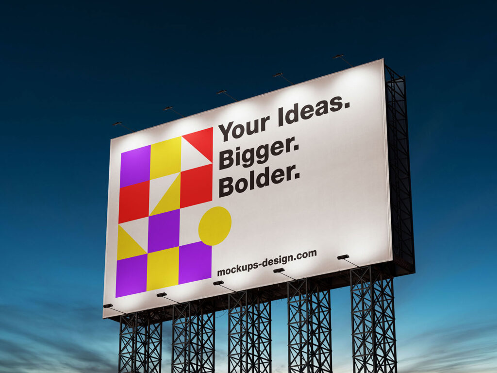Large Format Billboard Mockup
