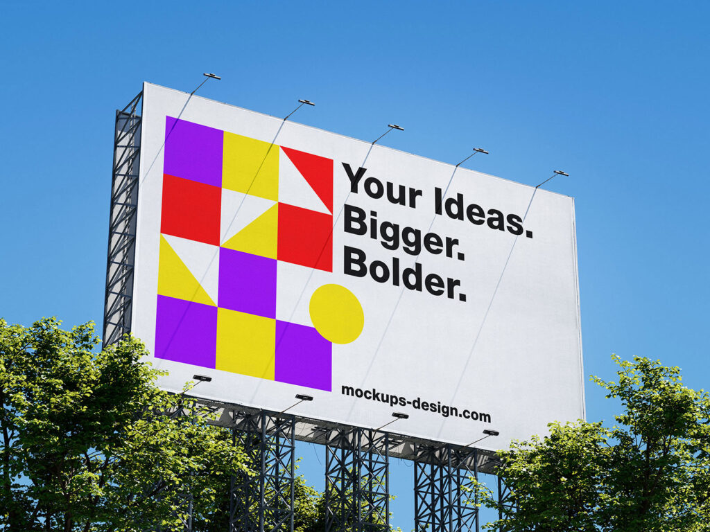 Large Format Billboard Mockup