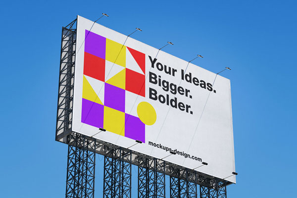 Large Format Billboard Mockup