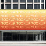 Large Outdoor 21:9 Screen Mockup