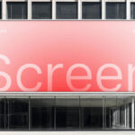 Large Outdoor 21:9 Screen Mockup