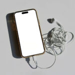 Laying iPhone 16 Pro Mockup