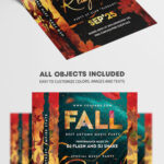 Leafy, Modern Fall Festival Flyer Template