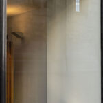 Left Side View of Window Sign Mockup