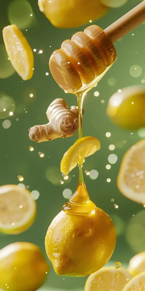 Lemon Ginger Honey Slices
