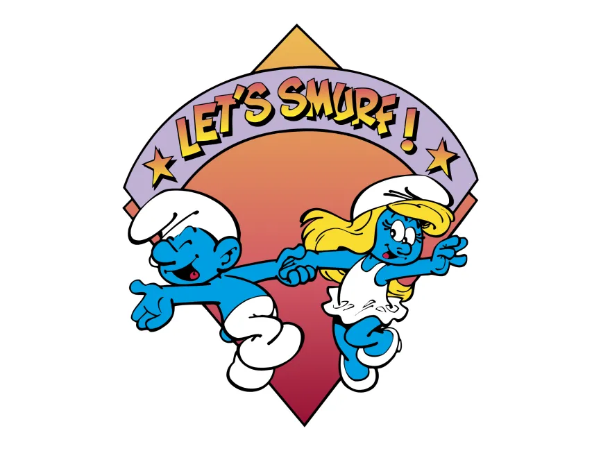 Let`s Smurf! Logo