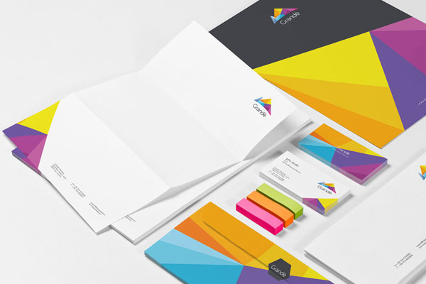 Letterhead, Envelope, Business Cards in a Stationery Scene Mockup