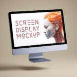 Levitating iMac Mockup