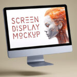 Levitating iMac Mockup