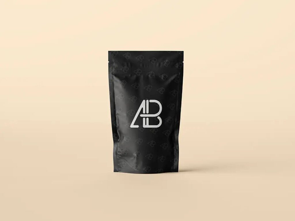Life-Like Stand-Up Pouch Packaging Mockup