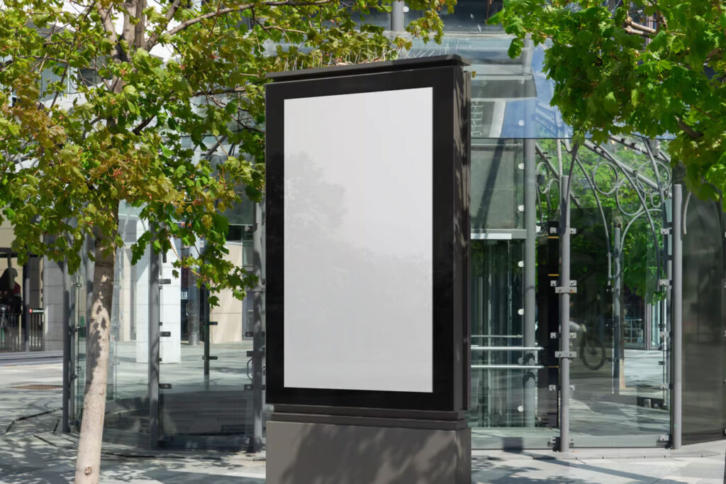 Lightbox in the City Mockup