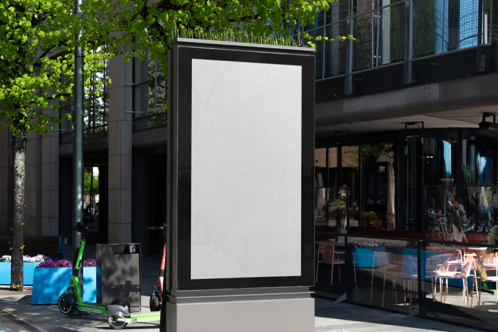 Lightbox on the Street Mockup