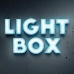 Lightbox Text Effect