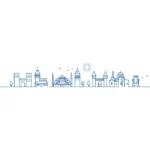Linear Istanbul Silhouette Logo