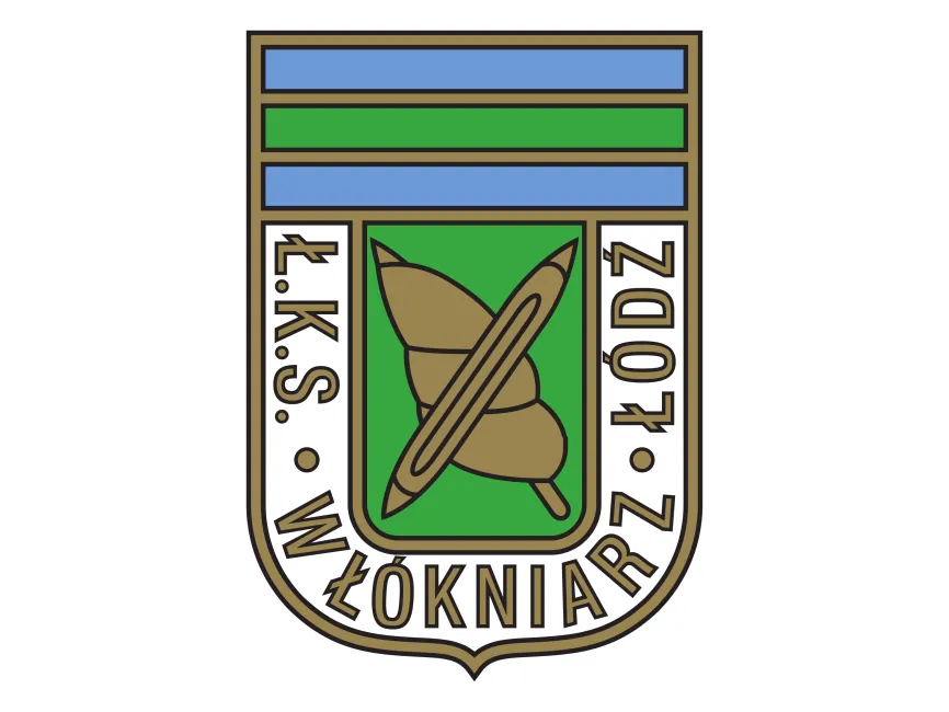 LKS Wlokniarz Lodz 1950s Logo