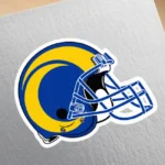Los Angeles Rams Helmet 2020 Years Logo