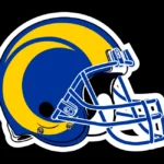 Los Angeles Rams Helmet 2020 Years Logo