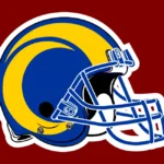 Los Angeles Rams Helmet 2020 Years Logo