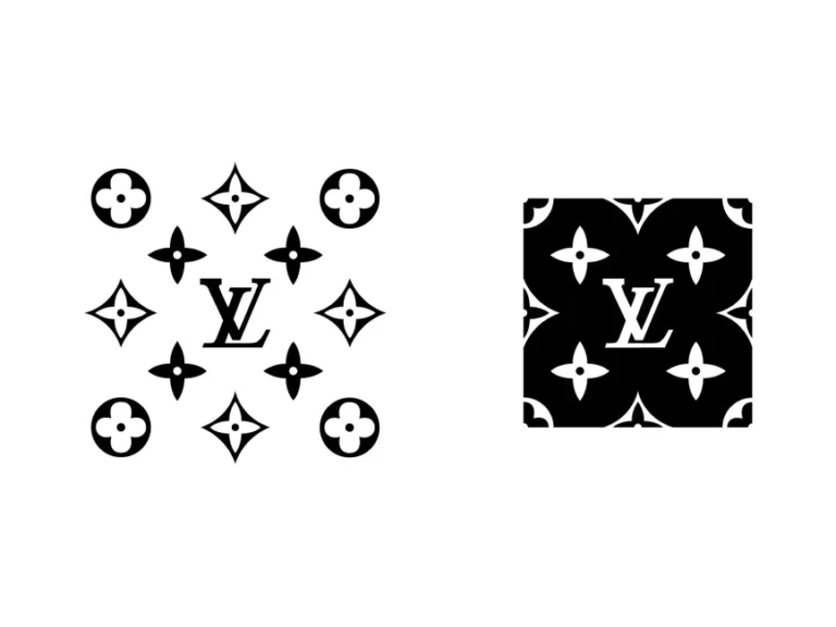 Louis Vuitton Print Pattern Logo