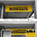 Low Shot View of a Billboard in an Outdoor Setting Mockup