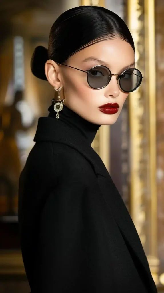 Luxe Tweed Fashion Portrait