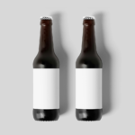 Lying Beer Bottle Mockups