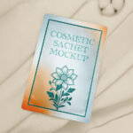 Lying Cosmetic Sachet Mockup