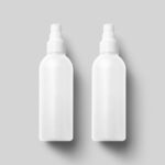 Lying Cosmetic Spray Bottle Mockup