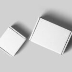 Lying Double Box Mockup