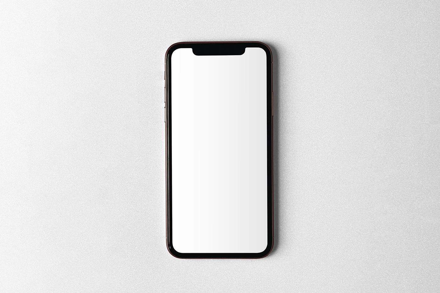 Free Lying iPhone Screen Mockup PSD Template