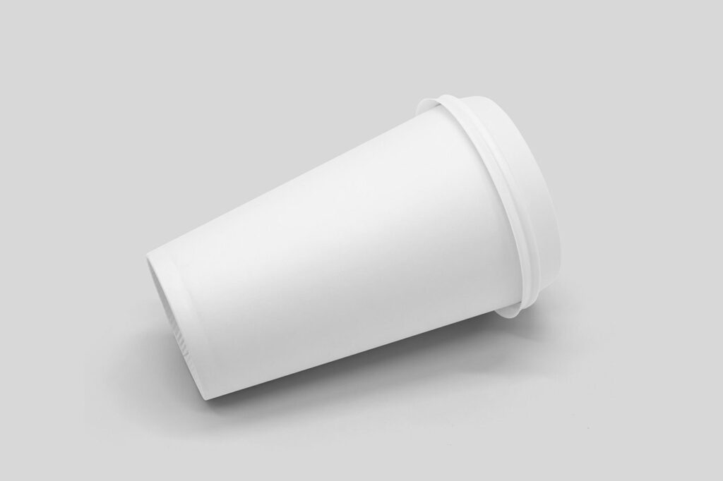 Lying Paper Cup Mockup