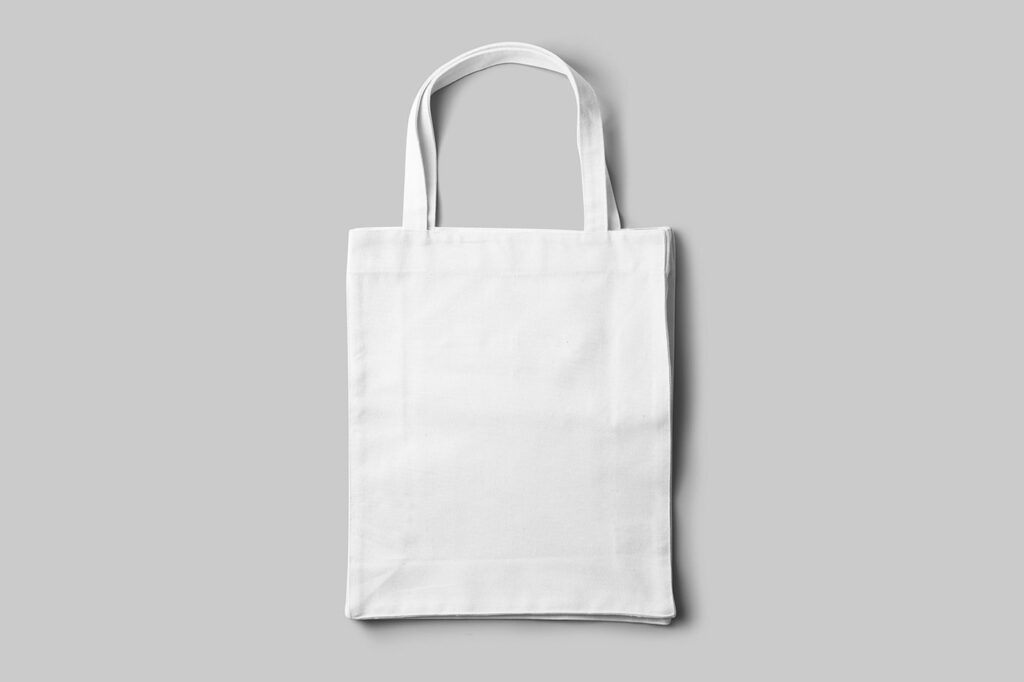 Lying Tote Bag Mockup
