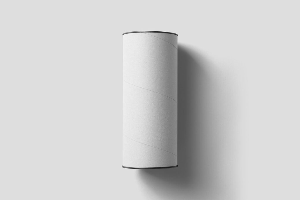 Lying Tube Box Mockup