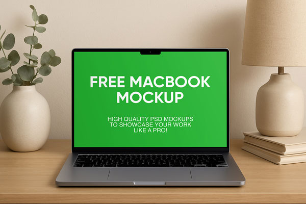 MacBook Display Mockup