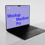 MacBook Pro on Floor Mockup