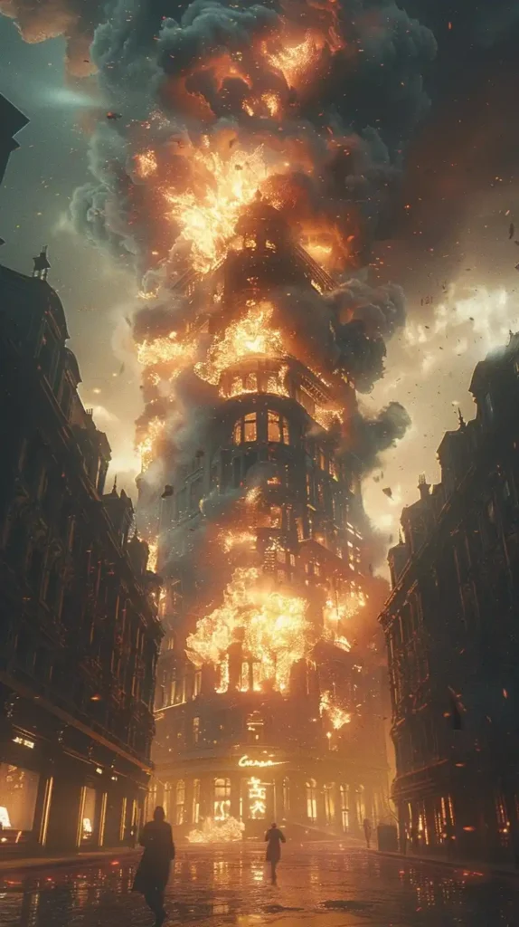 Majestic Nike Store Fire