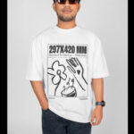 Man Oversized T-shirt Mockup Front View