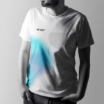 Man T-Shirt Mockup Studio Lighting